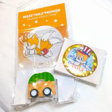 테일즈 소닉 더 헤지혹 아크릴 스탠드 캔뱃지 벌스데이 기념