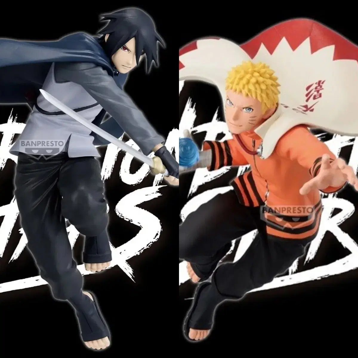 Figurines Naruto & Sasuke God GEM Set Megahouse Naruto Shippuden