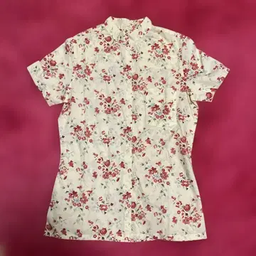 A.P.C. 꽃무늬 반팔 셔츠 38 빈티지