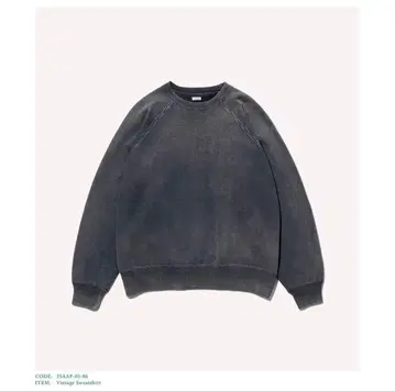 A.PRESSE Vintage Sweatshirt Grey 4