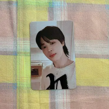 럭키 드로우 BTS 사전 채록 FACE 트레이딩 카드 JIMIN 지민