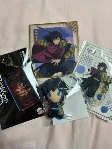 토미오카 기유 아크릴 스탠드 마스코트 세트