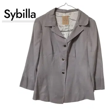 시빌라 Sybilla 7부 소매 테일러드 자켓 라벤더 그레이 42