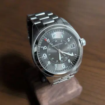 배터리 교환 완료 작동 확인 완료 해밀턴 카키 필드 H685510