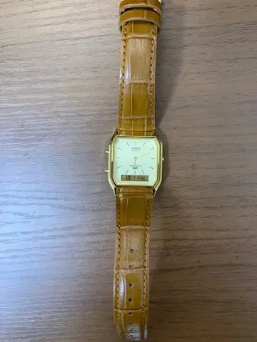 CASIO 디지털 표시 아날로그 시계