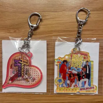 한나 몬타나 하이스쿨 뮤지컬 2 키링 세트 미사용 새상품