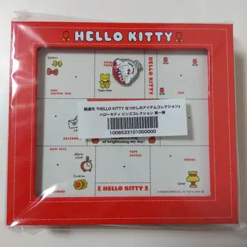 [ 미사용 새상품 ] 데아고스티니 HELLO KITTY 컬렉션 핀 배지