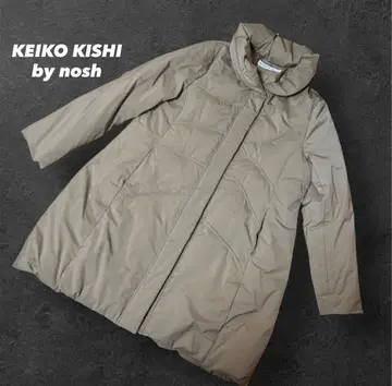 새상품급*KEIKO KISHI by nosh 다운 코트 숄카라 2