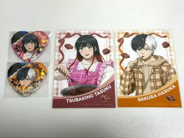 WIND BREAKER 윈브레 발렌타인 혜택 캔뱃지 벚꽃 츠바키노