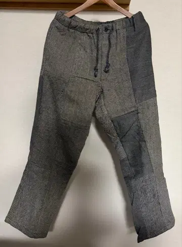 dress hippie Harris tweed 그레이 M 와이드 팬츠