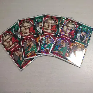 히로아카 최강 점프 2026년 1월호 부록 엽서 스티커 4세트