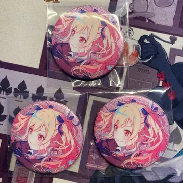 프로세카 텐마 사키 그리 캔뱃지 글리터 캔뱃지 44C WL 3개 세트