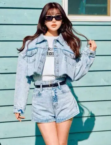 Darich 데님 셋업 (벨트 포함)