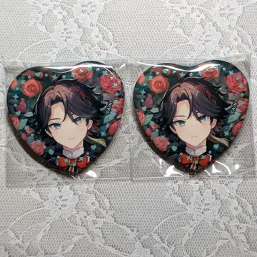 니지산지 발렌타인 캔뱃지 사에구사 아키나