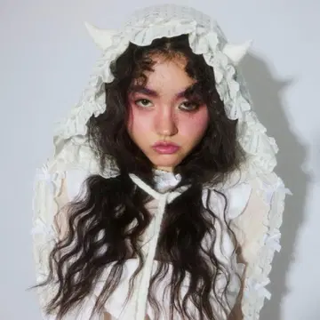 candy stripper DEVIL LACE BONNET 레이스