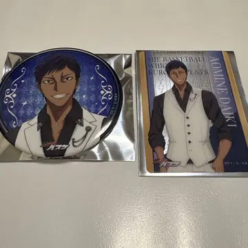 쿠로코의 농구 GIGO 콜라보 카페 캔뱃지 클리어 시트 아오미네 다이키