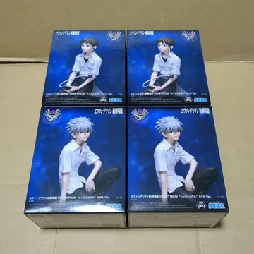 에반게리온 VIGNETTEUM 신지와 카오루 피규어 4개 세트
