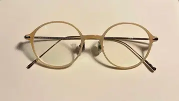 JINS 베이지 라운드 안경 MUF-W2020MA-28