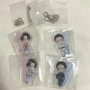 귀멸의 칼날 제일복권 하쿠지 코유키 세트 아크릴 키링