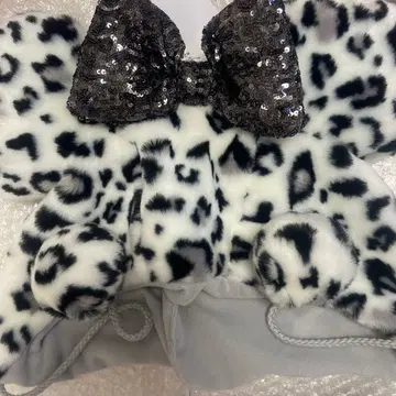 미니 표범 무늬 레오파드 무늬 팬캡 디즈니