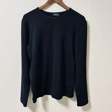 A.P.C 아페쎄 티셔츠 프랑스제 M 블랙 긴팔