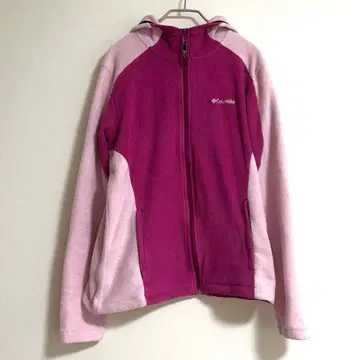 컬럼비아 플리스 자켓 핑크
