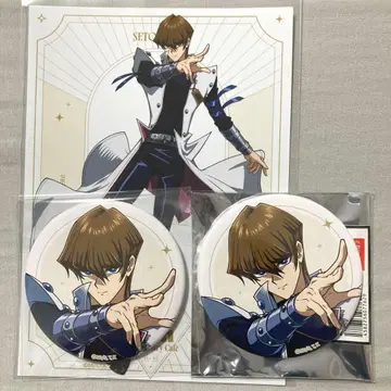 유희왕 카이바 세토 캔뱃지 브로마이드 콜라보 카페 본점