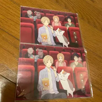 나츠메 우인장 영화 우츠세미에 맺히다 엽서 세트 2개