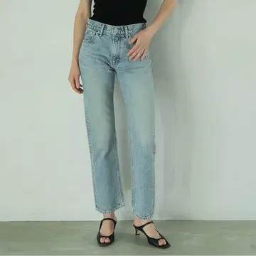 CLANE 데님 팬츠 아이스 블루 스트레이트 데님 1