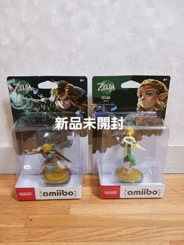 [미개봉 새상품] 젤다의 전설 amiibo 피규어 2개 세트