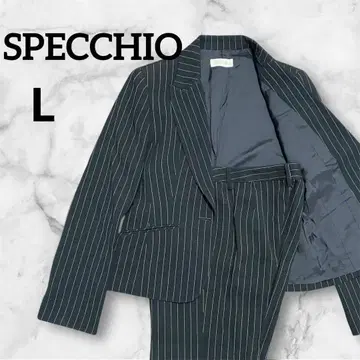 [ 새상품급 ] SPECCHIO 수트 스트라이프 셋업 사이즈 40 L