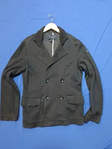 Armani Jeans 블랙 더블 브레스트 자켓