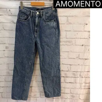 [ AMOMENTO ] 데님 팬츠 MID BLUE 한국제