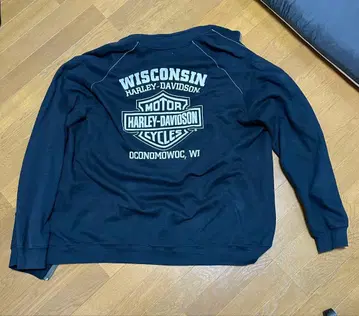 80s~90s 할리데이비슨 위스콘신 맨투맨