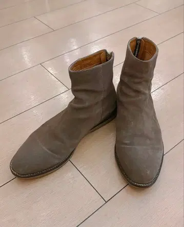 ZARA 스웨이드 숏부츠 브라운 41