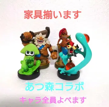 모동숲 콜라보 가구 갖춰집니다 amiibo 스프라툰 젤다의 전설