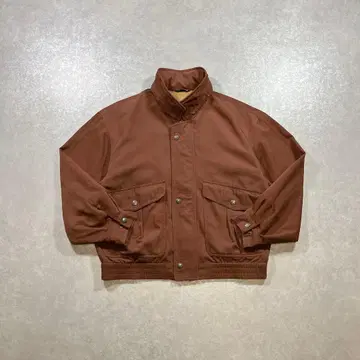 archive 블루종 자켓 브라운 후드 수납 짧은 기장 구제 의류