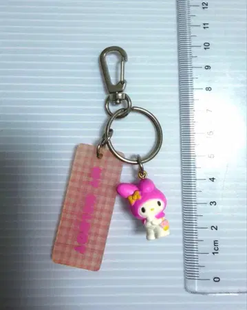 마이멜로디 플레이트 키링 헤이세이 레트로 산리오 키링