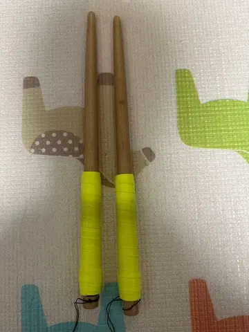 태고의 달인 공식 마이바치 청색 그립 2중 스트랩 변경