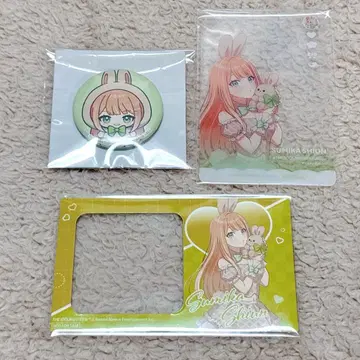 학원 아이돌 마스터 학마스 시운 세이카 GiGO 클리어 카드 미니 캔뱃지