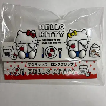 2018 HELLO KITTY 마그넷 부착 롱 클립 헤이세이 레트로