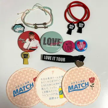 니시노 카나 라이브 굿즈 묶음 판매