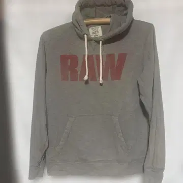 RAW 로고 그레이 후드티 WWE