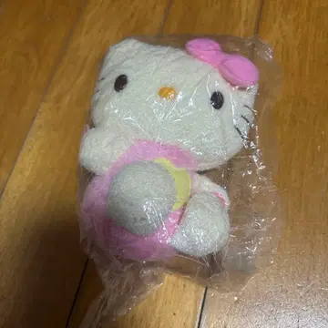 헬로키티 봉제 인형 헤이세이 레어 미개봉 한정품