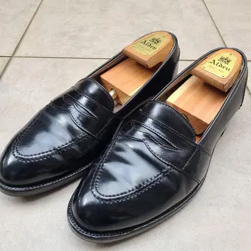 Alden 6845 8.5 페니 로퍼 블랙 코도반