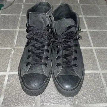 컨버스 블랙 스니커즈 하이컷 올스타