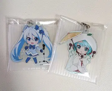 유키 미쿠 SNOW MIKU 넨도로이드플러스 아크릴 키체인