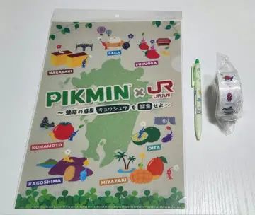 피크민 문구 세트 한정판 클리어 파일