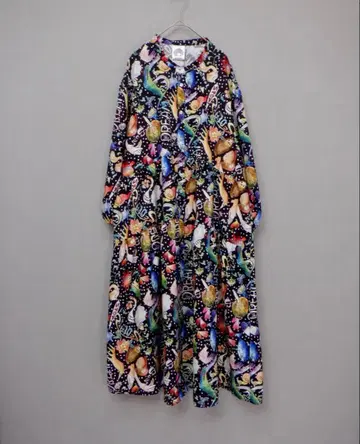 택 포함 새상품 스칼라 153650: 음악 orPOP 패턴 원피스