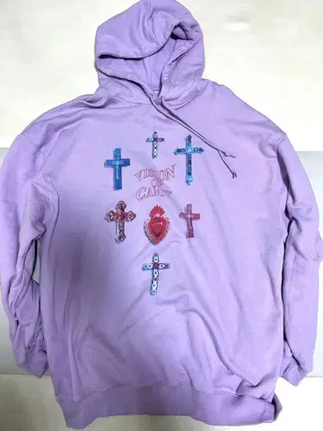 [ 새상품급 ] Candy Stripper 후드티 라벤더